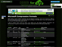 Tablet Screenshot of coderforlife.com